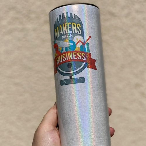 Vaso Térmico Holografico Glitter 0,59L - 20oz brillo