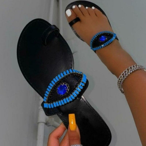 Sandalias Brilli Crystal Glam Ojo Turco