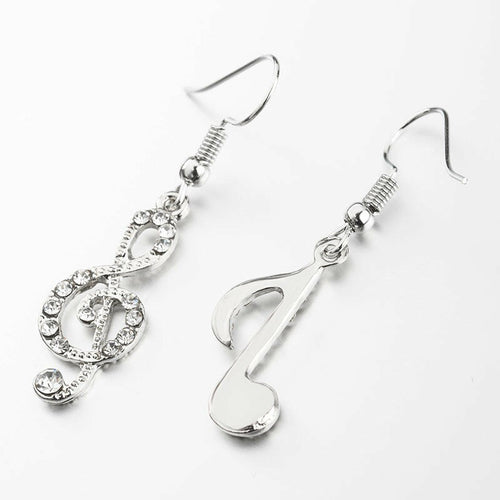 Pendientes Notas Musicales Crystal Brilli