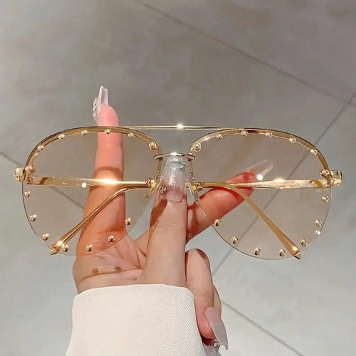 Gafas Aviador Crystal Glam