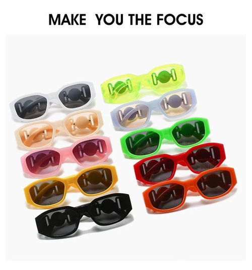 Gafas Neon Pink Luxury UV400 Vintage
